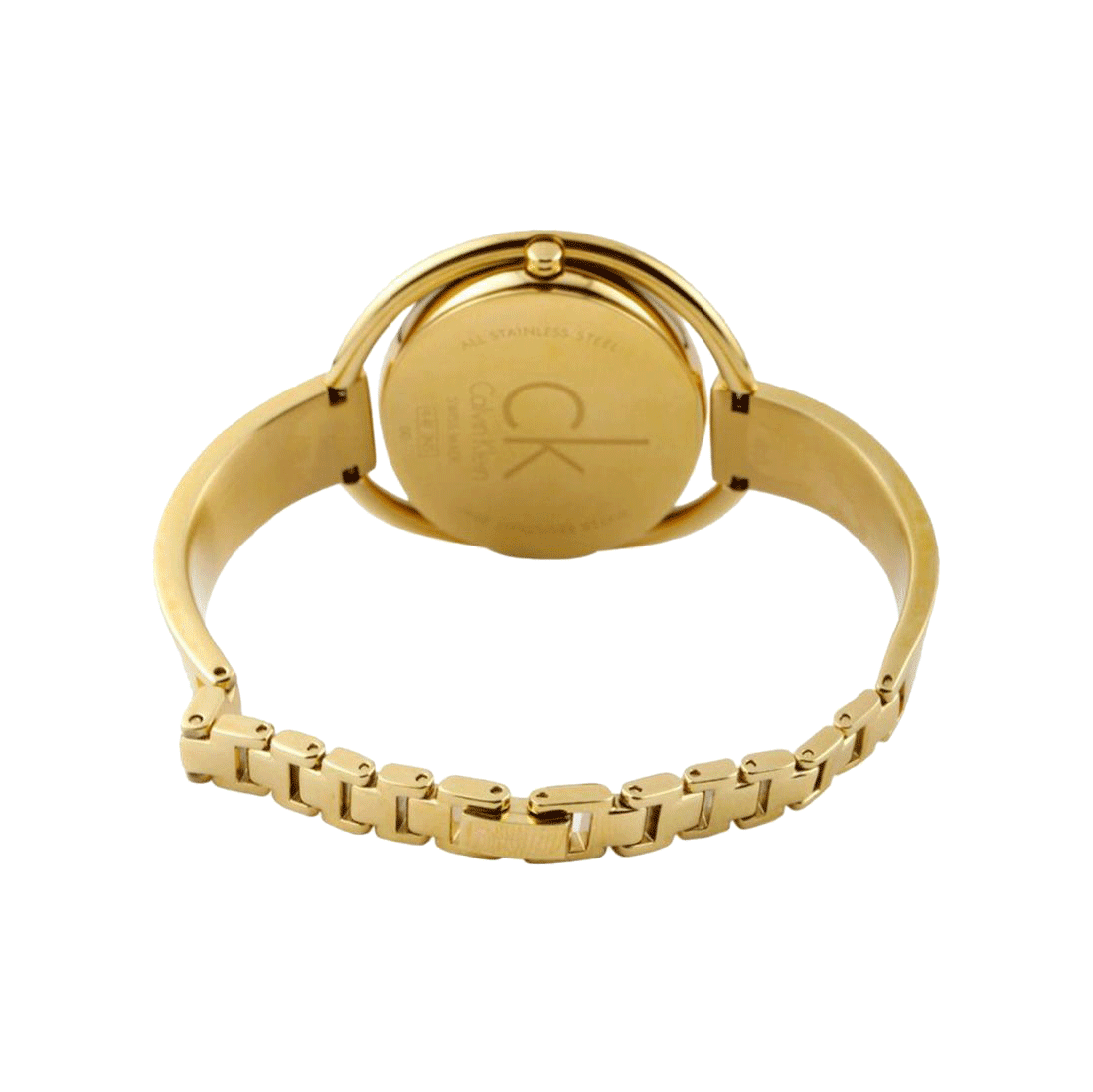  Shop Authentic Calvin Klein Impetuous White Dial Gold Steel Strap Watch for Women - K4F2N516 - Luxxuri