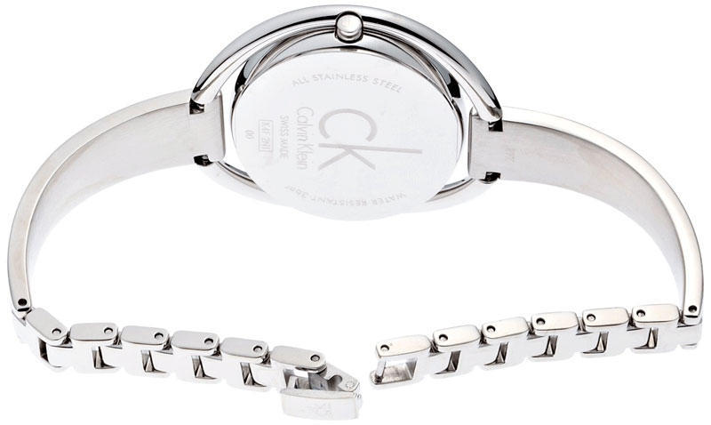  Shop Authentic Calvin Klein Impetuous Black Dial Silver Steel Strap Watch for Women - K4F2N111 - Luxxuri