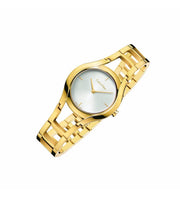  Shop Authentic Calvin Klein Class White Dial Gold Steel Strap Watch for Women - K6R23526 - Luxxuri