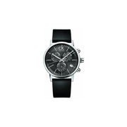  Shop Authentic Calvin Klein Post Minimal Chronograph Black Dial Black Leather Strap Watch for Men - K7627107 - Luxxuri
