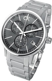  Shop Authentic Calvin Klein Post Minimal Chronograph Black Dial Silver Steel Strap Watch for Men - K7627161 - Luxxuri