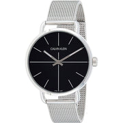  Shop Authentic Calvin Klein Even Black Dial Silver Mesh Bracelet Watch for Women - K7B21121 - Luxxuri