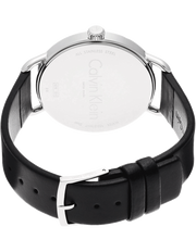  Shop Authentic Calvin Klein Even Black Dial Black Leather Strap Watch for Women - K7B211C1 - Luxxuri