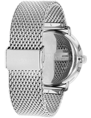  Shop Authentic Calvin Klein High Noon Quartz Blue Dial Silver Mesh Bracelet Watch for Men - K8M2112N - Luxxuri