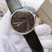  Shop Authentic Calvin Klein High Noon Quartz Black Dial Black Leather Strap Watch for Men - K8M211C1 - Luxxuri