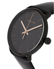  Shop Authentic Calvin Klein High Noon Quartz Black Dial Black Leather Strap Watch for Men - K8M214CB - Luxxuri