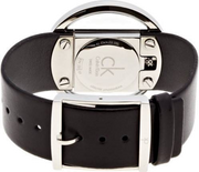  Shop Authentic Calvin Klein Glam Transparent Dial Black Leather Strap Watch for Women - K9423107 - Luxxuri