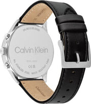  Shop Authentic Calvin Klein Infinity Silver Dial Brown Leather Strap Watch for Men - K5S341G6 - Luxxuri