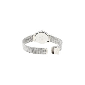  Shop Authentic Calvin Klein Minimal Grey Dial Silver Mesh Bracelet Watch for Men - K3M22124 - Luxxuri