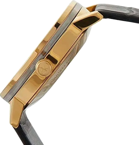  Shop Authentic Calvin Klein Post Minimal Gold  Dial Black Leather Strap Watch For Men - K7621501 - Luxxuri