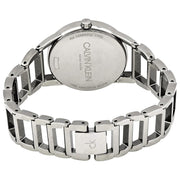  Shop Authentic Calvin Klein Stately Silver Dial Silver Steel Strap Watch for Women - K3G2312W - Luxxuri