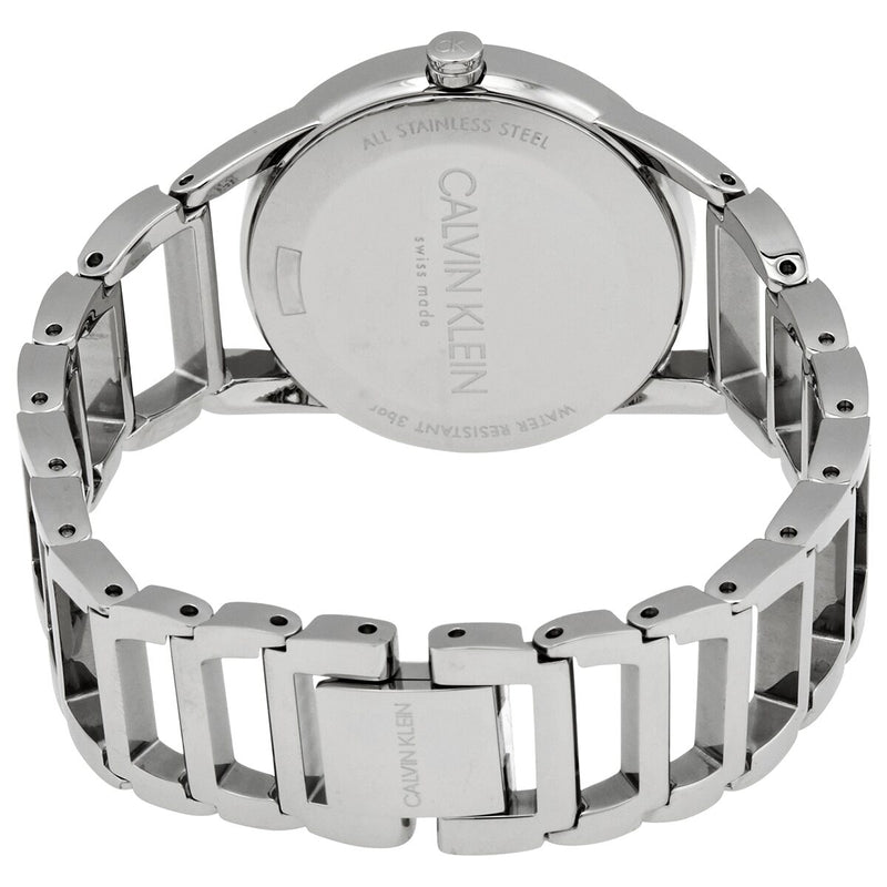  Shop Authentic Calvin Klein Stately White Dial Silver Steel Strap Watch for Women - K3G23126 - Luxxuri