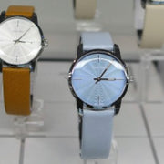  Shop Authentic Calvin Klein City Blue Dial Blue Leather Strap Watch for Women - K2G231VN - Luxxuri