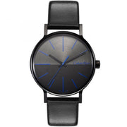  Shop Authentic Calvin Klein Boost Black Dial Black Leather Strap Watch for Men - K7Y214CZ - Luxxuri