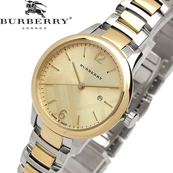  Shop Authentic Burberry The Classic Champagne Gold Dial Two Tone Steel Strap Watch for Women - BU10118 - Luxxuri