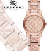  Shop Authentic Burberry The City Rose Gold Dial Rose Gold Steel Strap Watch for Women - BU9235 - Luxxuri