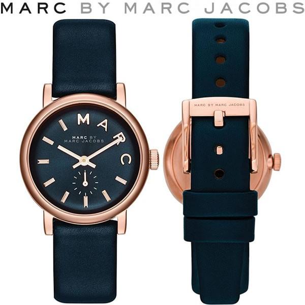  Shop Authentic Marc Jacobs Baker Navy Blue Dial Blue Leather Strap Watch for Women - MBM1331 - Luxxuri