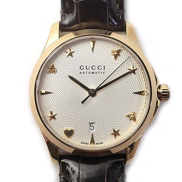  Shop Authentic Gucci G Timeless Silver Dial Brown Leather Strap Watch for Men - YA126470 - Luxxuri
