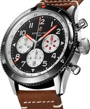  Shop Authentic Breitling Super Avi B04 Chronograph GMT 46 Mosquito Black Dial Brown Leather Strap Watch for Men - YB04451A1B1X1 - Luxxuri