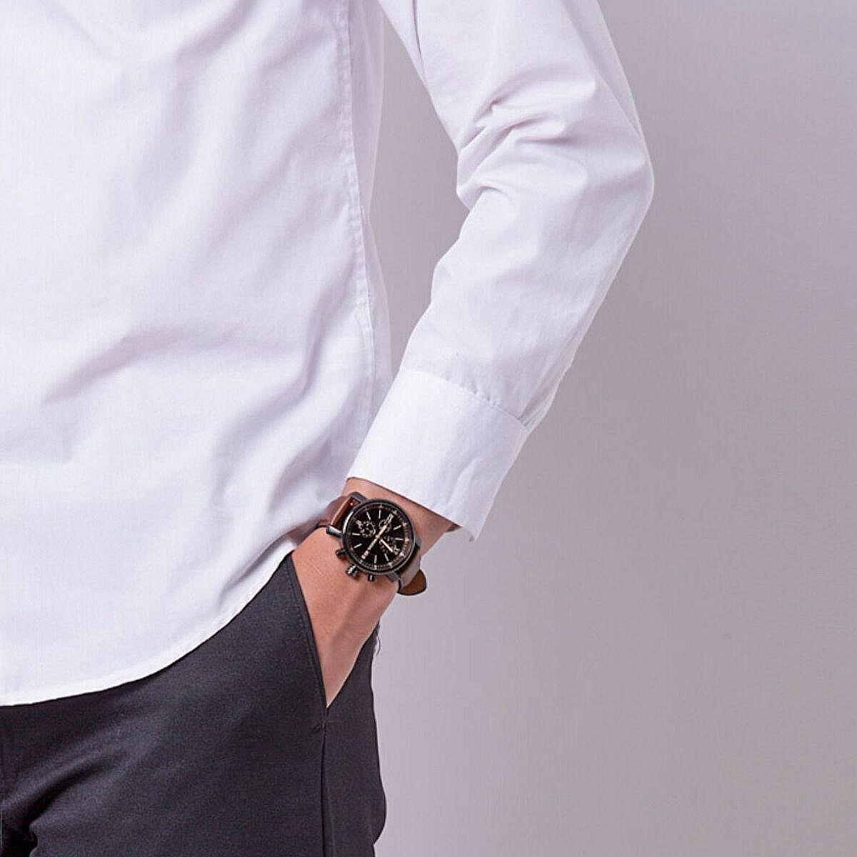  Shop Authentic Fossil Brox Multifunction Grey Dial Brown Leather Strap Watch for Men - BQ2800 - Luxxuri