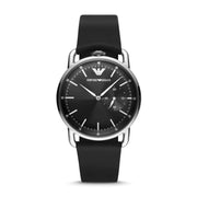  Shop Authentic Emporio Armani Aviator Quartz Black Dial Black Leather Strap Watch For Men - AR11336 - Luxxuri