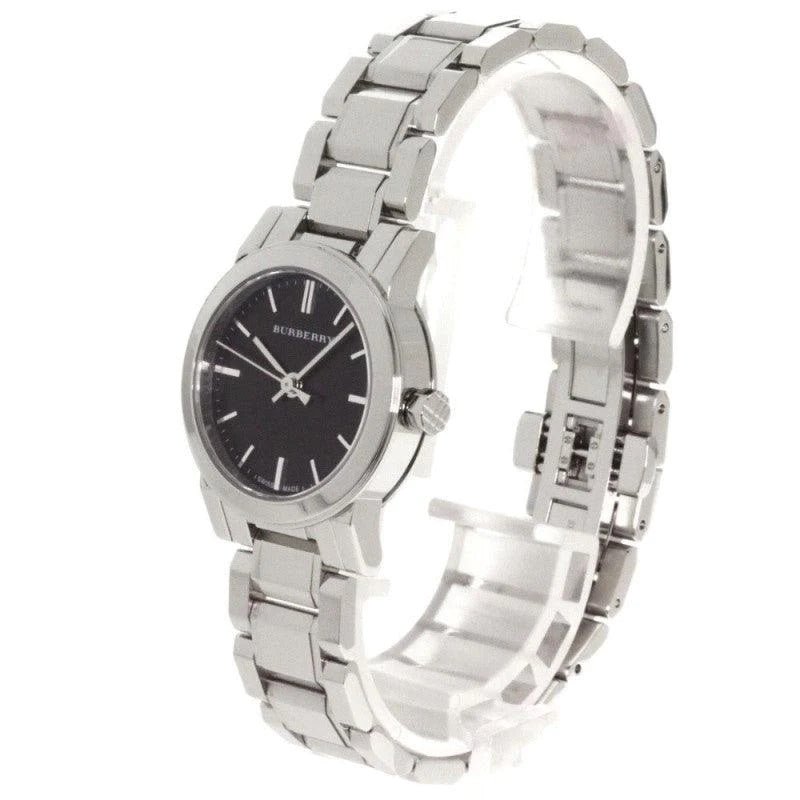  Shop Authentic Burberry The City Black Dial Silver Steel Strap Watch for Women - BU9201 - Luxxuri