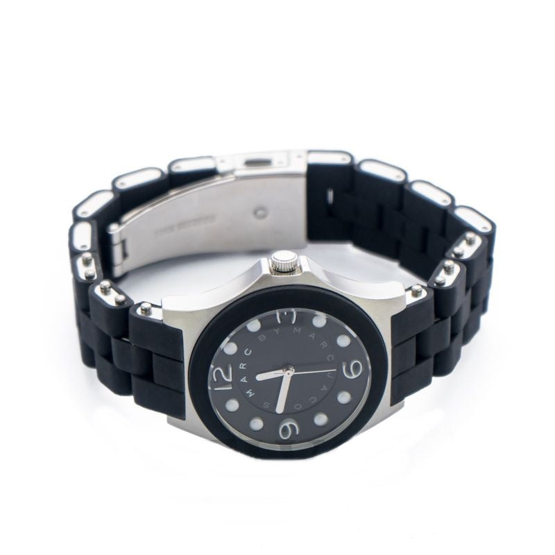  Shop Authentic Marc Jacobs Pelly Black Dial Black Silicone Strap Watch for Women - MBM2544 - Luxxuri