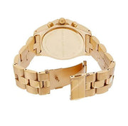  Shop Authentic Marc Jacobs Blade Chronograph White Dial Gold Steel Strap Watch for Women - MBM3081 - Luxxuri