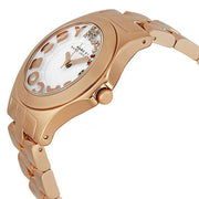  Shop Authentic Marc Jacobs Rivera White Dial Rose Gold Steel Strap Watch for Women - MBM3138 - Luxxuri