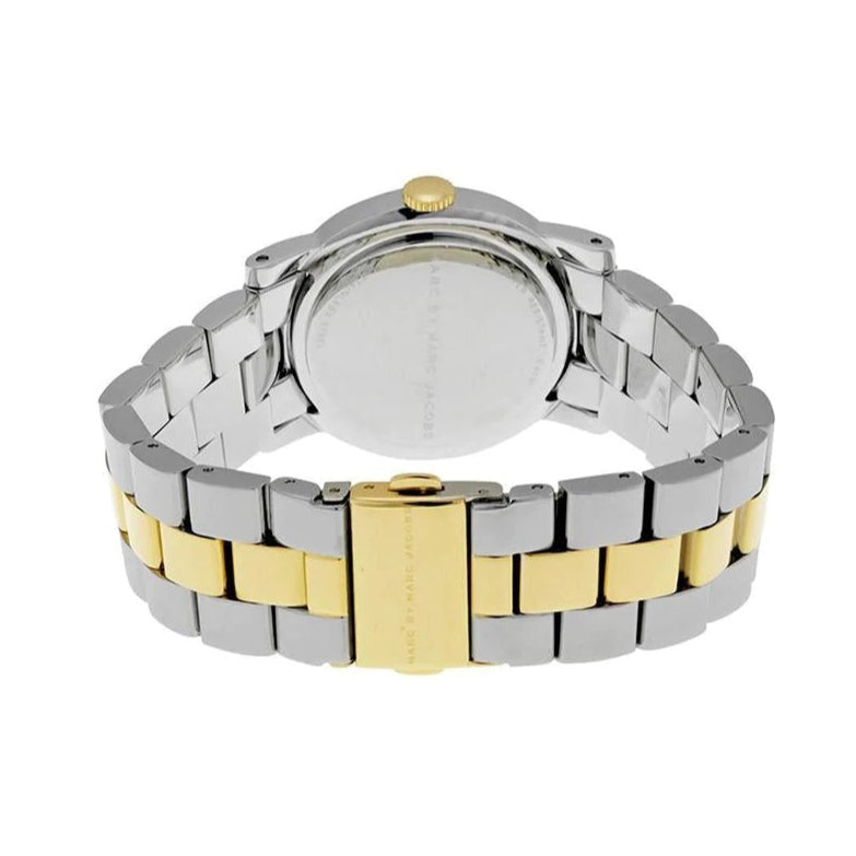  Shop Authentic Marc Jacobs Amy Silver Dial Two Tone Steel Strap Watch for Women - MBM3139 - Luxxuri
