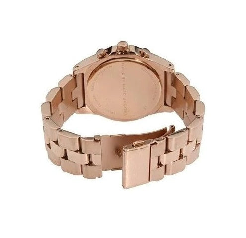  Shop Authentic Marc Jacobs Blade White Dial Gold Steel Strap Watch for Women - MBM3075 - Luxxuri