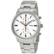  Shop Authentic Fossil Townsman White Dial Silver Steel Strap Watch for Men - FS5346 - Luxxuri