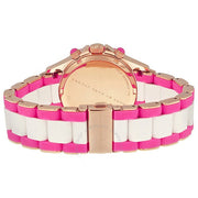  Shop Authentic Marc Jacobs Rock Chronograph White Dial Two Tone Silicone Strap Watch for Women - MBM2593 - Luxxuri