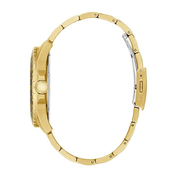  Shop Authentic Guess Odyssey Multifunction Black Dial Gold Steel Strap Watch For Men - W1107G4 - Luxxuri