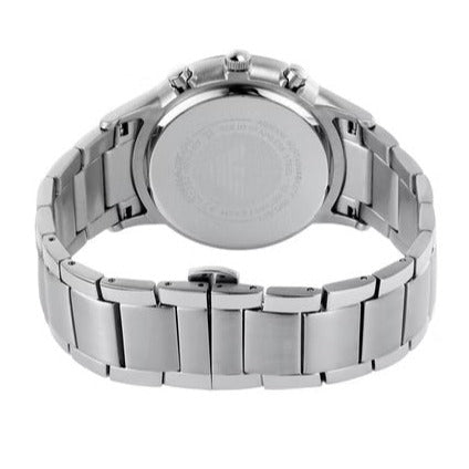  Shop Authentic Emporio Armani Renato Chronograph Blue Dial Silver Steel Strap Watch For Men - AR11458 - Luxxuri