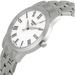  Shop Authentic Tissot T Classic Dream White Dial Silver Steel Strap Watch for Men - T033.410.11.013.01 - Luxxuri
