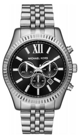  Shop Authentic Michael Kors Runway Chronograph Black Dial Silver Steel Strap Watch For Women - MK5708 - Luxxuri