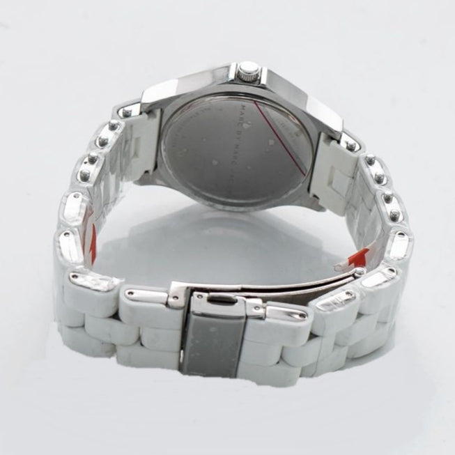  Shop Authentic Marc Jacobs Pelly White Dial White Silicone Strap Watch for Women - MBM2503 - Luxxuri