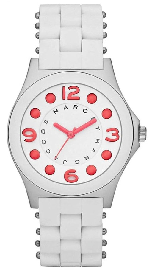  Shop Authentic Marc Jacobs Pelly White Dial White Silicone Strap Watch for Women - MBM2588 - Luxxuri