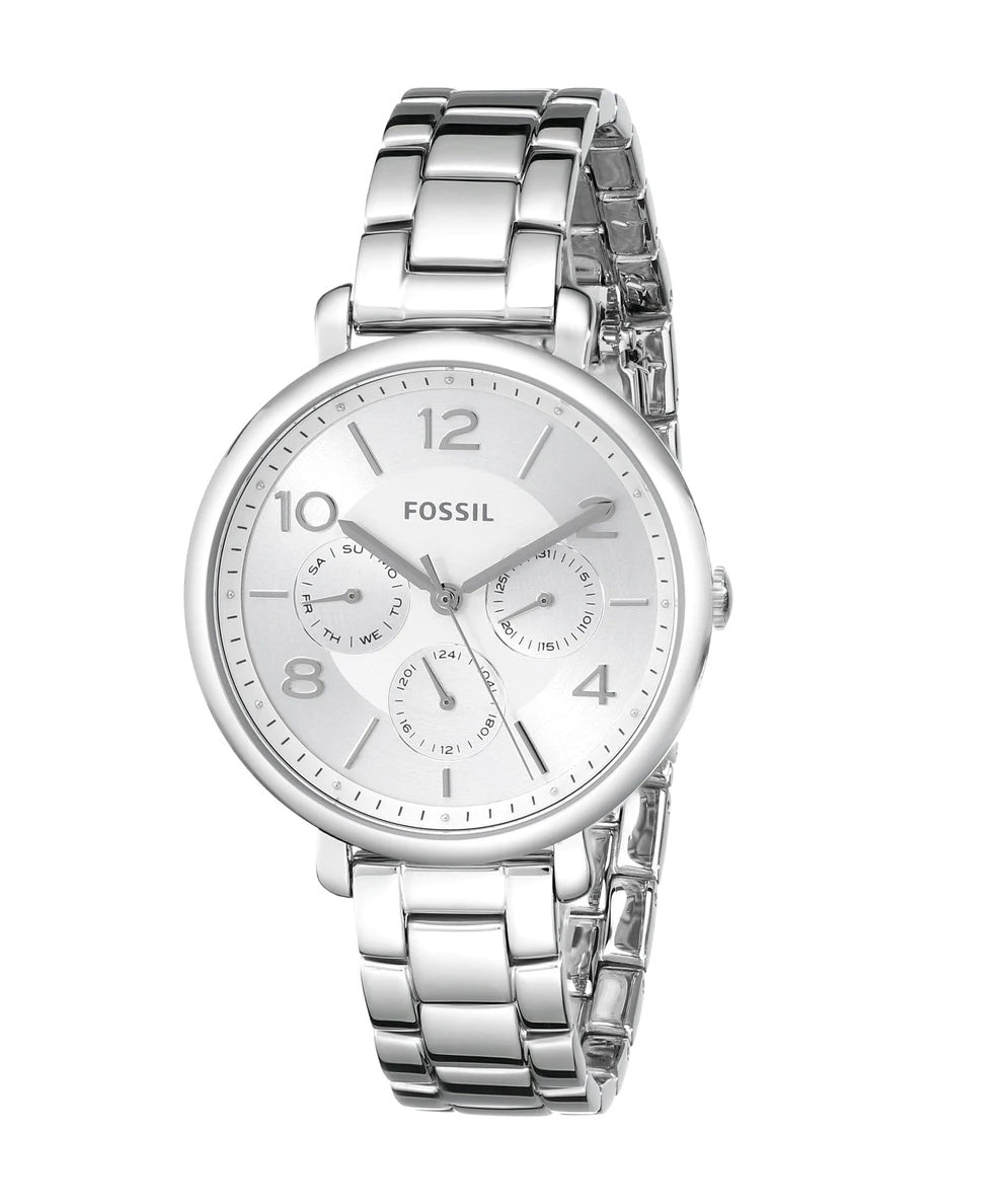  Shop Authentic Fossil Jacqueline Silver Dial Silver Steel Strap Watch for Women - ES3664 - Luxxuri
