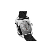  Shop Authentic Tag Heuer Monaco Automatic Chronograph Blue Dial Black Leather Strap Watch for Men - CAW211P.FC6356 - Luxxuri
