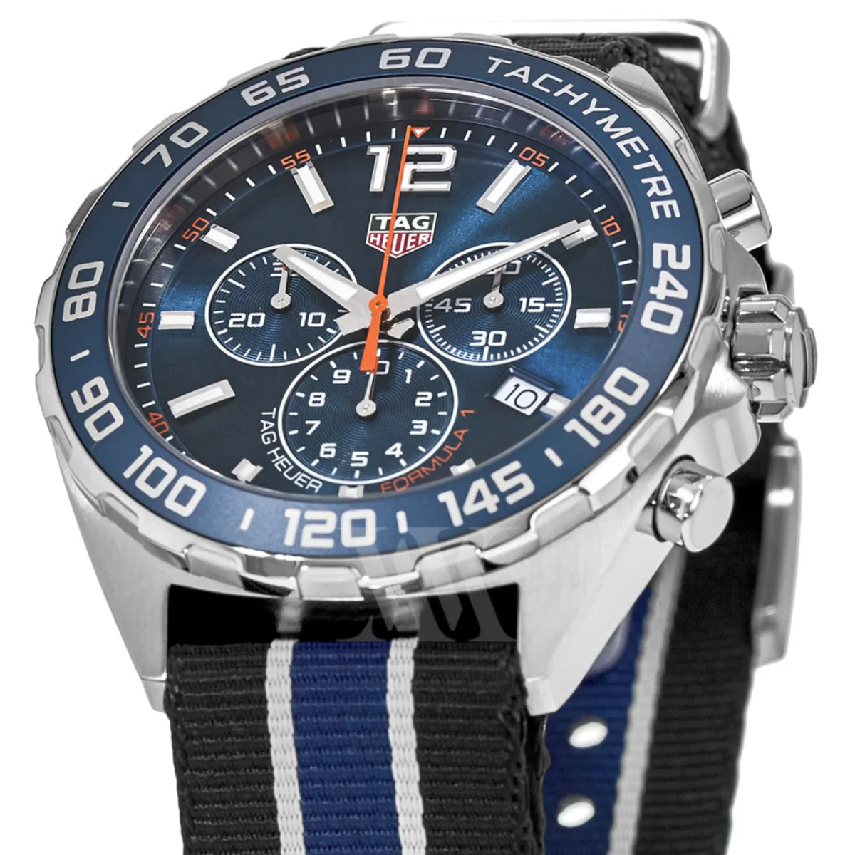  Shop Authentic Tag Heuer Formula 1 Chronograph Blue Dial Two Tone NATO Strap Watch for Men - CAZ1014.FC8197 - Luxxuri