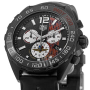  Shop Authentic Tag Heuer Formula 1 Indy 500 Limited Edition Chronograph Black Dial Black Rubber Strap Watch for Men - CAZ101AD.FT8024 - Luxxuri