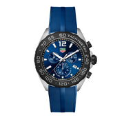  Shop Authentic Tag Heuer Formula 1 Chronograph Blue Dial Blue Rubber Strap Watch for Men - CAZ101AV.FT8077 - Luxxuri