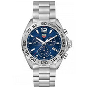  Shop Authentic Tag Heuer Formula 1 Chronograph Blue Dial Silver Steel Strap Watch for Men - CAZ101K.BA0842 - Luxxuri