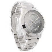  Shop Authentic Guess Crush Silver Dial Silver Steel Strap Watch For Women - GW0020L1 - Luxxuri