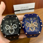  Shop Authentic Guess Phoenix Multifunction Black Dial Black Rubber Strap Watch for Men - GW0203G3 - Luxxuri