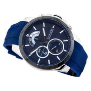  Shop Authentic Tommy Hilfiger Decker Quartz Blue Dial Blue Rubber Strap Watch for Men - 1791350 - Luxxuri