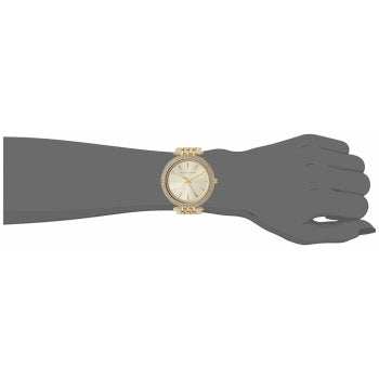  Shop Authentic Michael Kors Darci Gold Dial Gold Steel Strap Watch for Women - MK4325 - Luxxuri