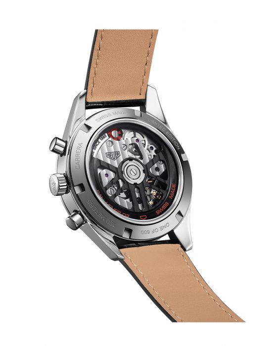  Shop Authentic Tag Heuer Carrera Automatic Chronograph Red Dial Black Leather Strap Watch for Men - CBK221G.FC6479 - Luxxuri